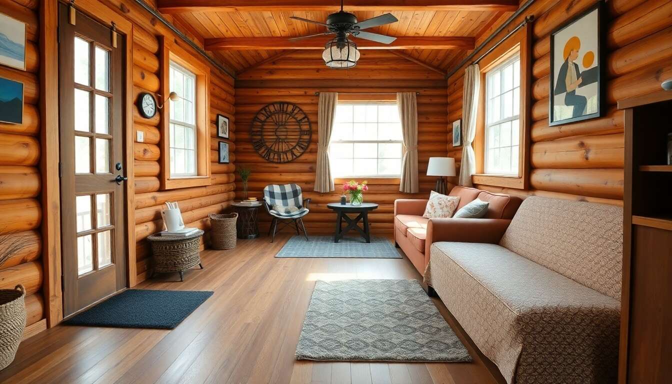 Les diff&eacute;rents types de rev&ecirc;tements de sol pour cabane