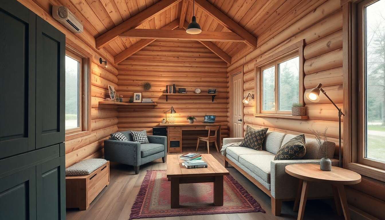 Optimisation de l'espace : astuces pour les cabanes en bois