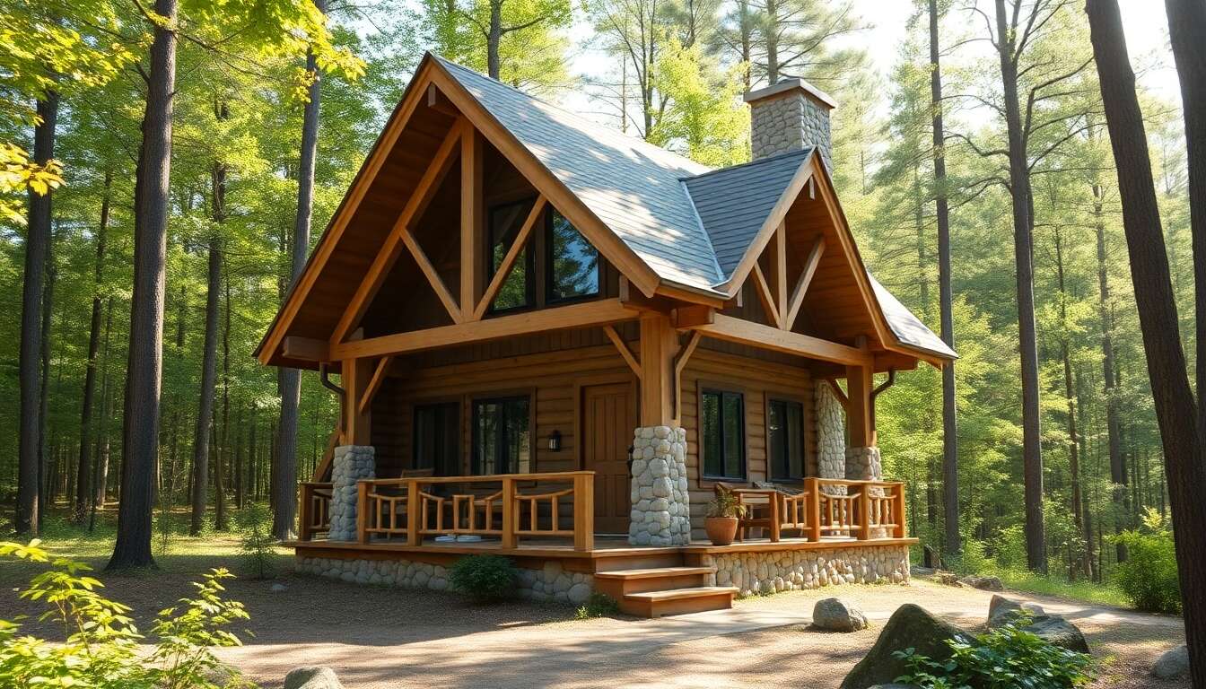 Choisir des mat&eacute;riaux naturels pour sa cabane