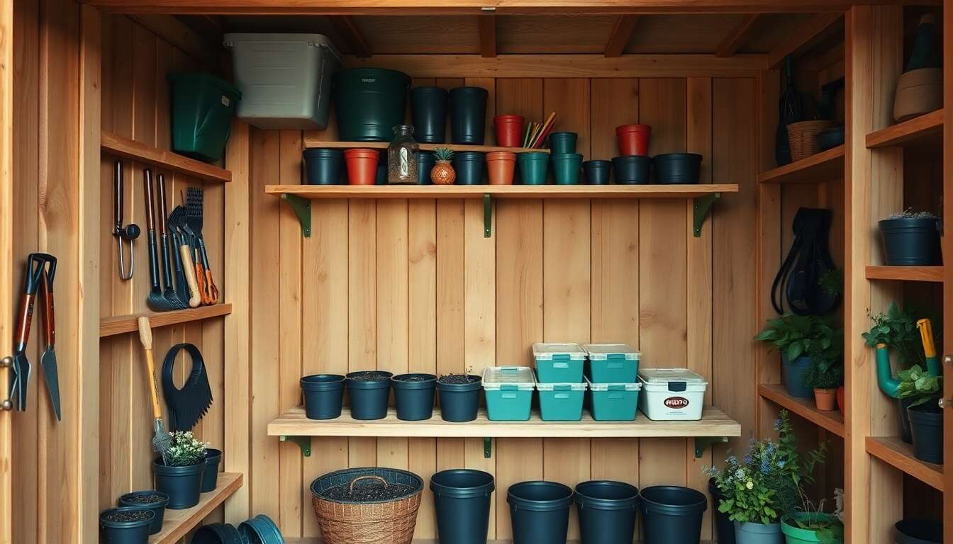 Optimiser le rangement avec des &eacute;tag&egrave;res et caissons