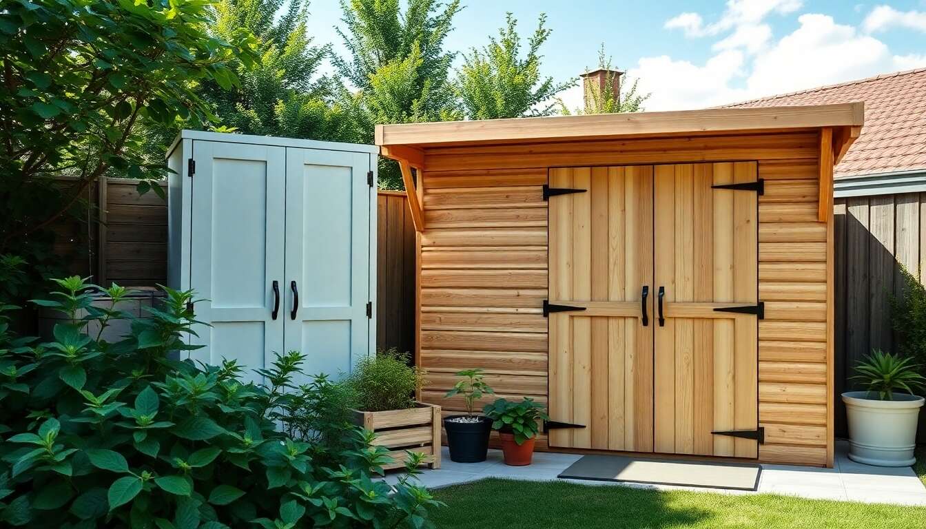 Investir dans un rangement ext&eacute;rieur avec une armoire de jardin