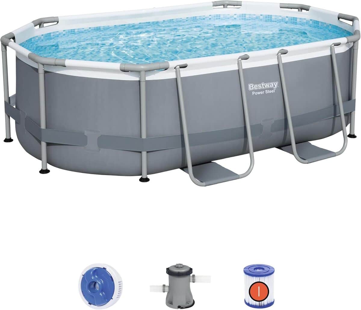 Test de la piscine ovale Power Steel™ Bestway 305 x 200 cm