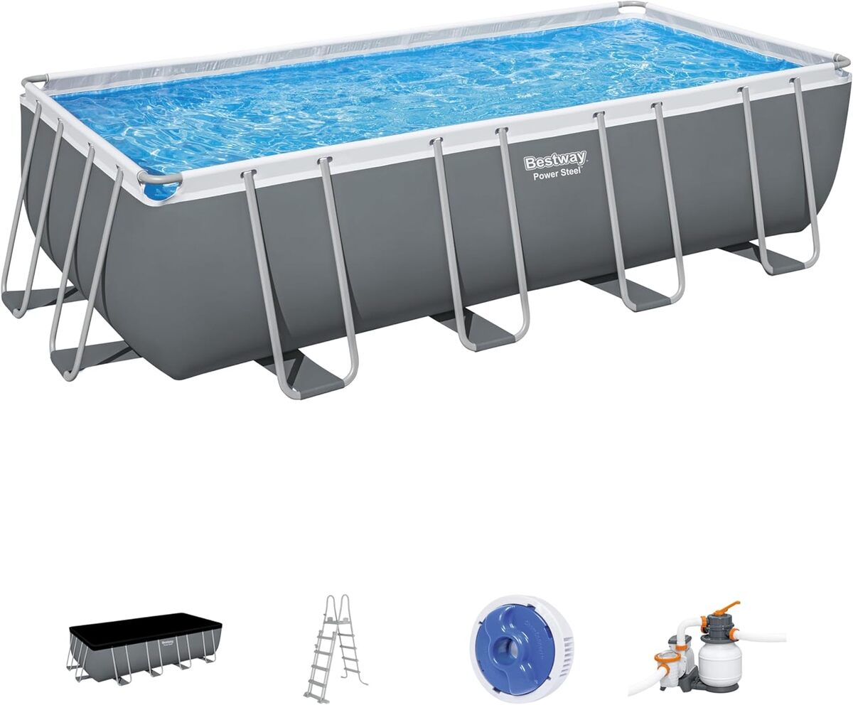 Test de la piscine rectangulaire Bestway Power Steel 549x274x132 cm