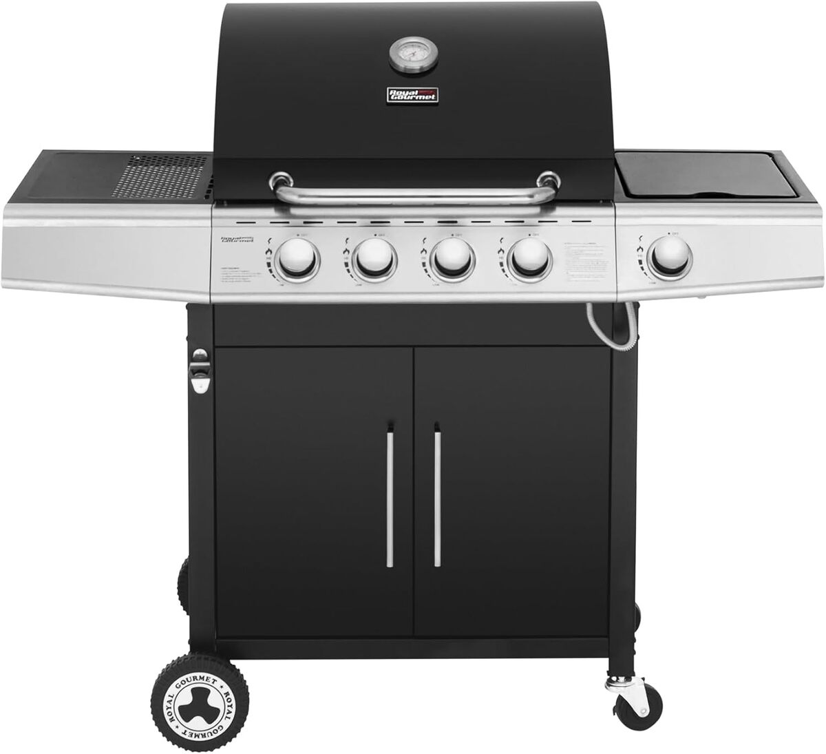 Test Royal Gourmet barbecue 14, 5 kW quadribrûleurs inoxydable
