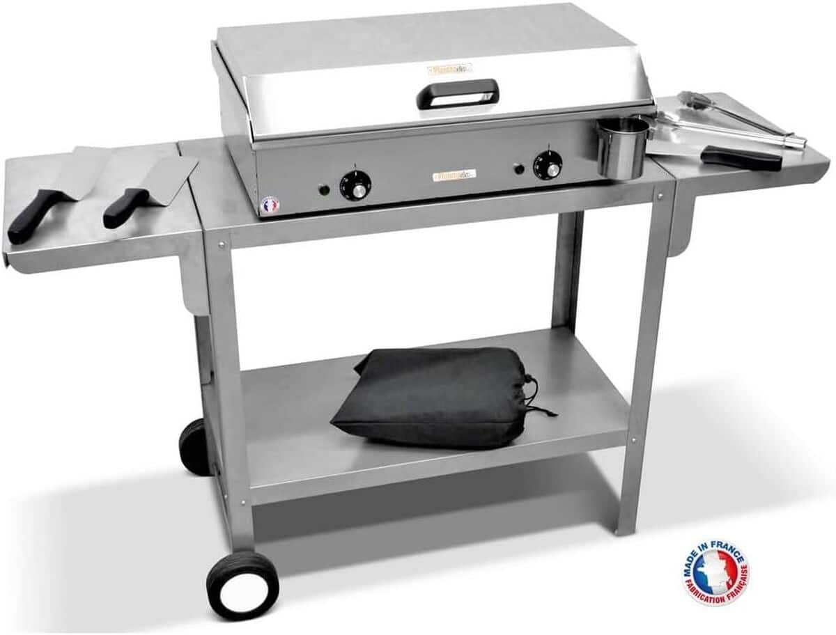 Test de la plancha Électrique NEO E-650 : puissance et design en inox