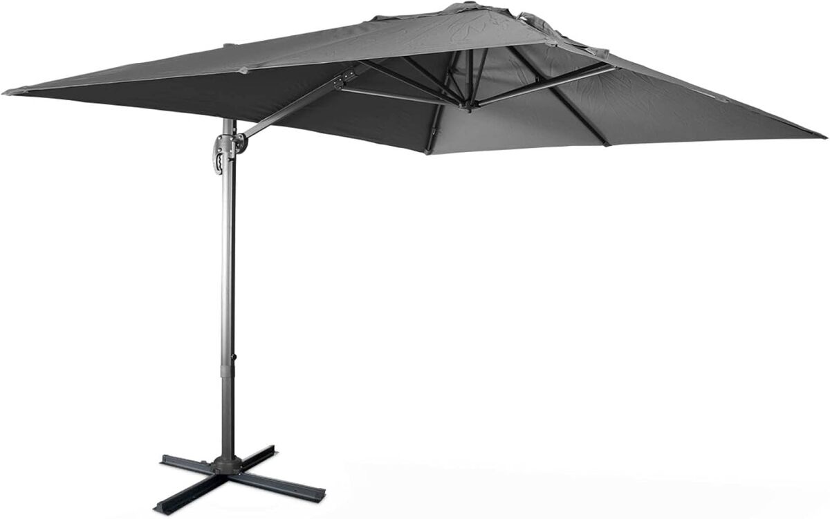 Test : parasol déporté Alice's Garden Wimereux inclinable et rotatif