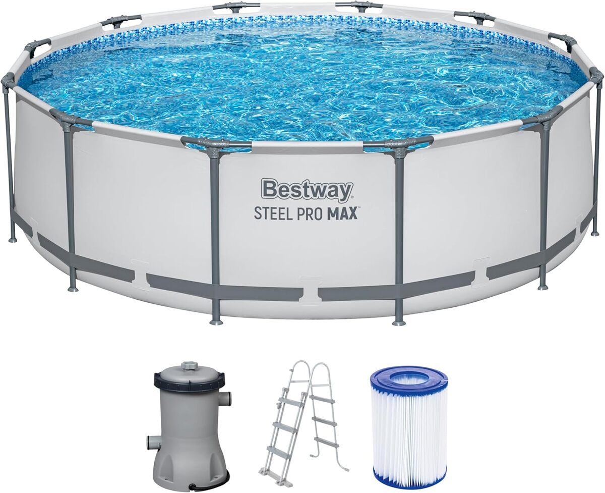 Test : piscine Bestway Steel Pro Max frame 366 x 100 cm ronde