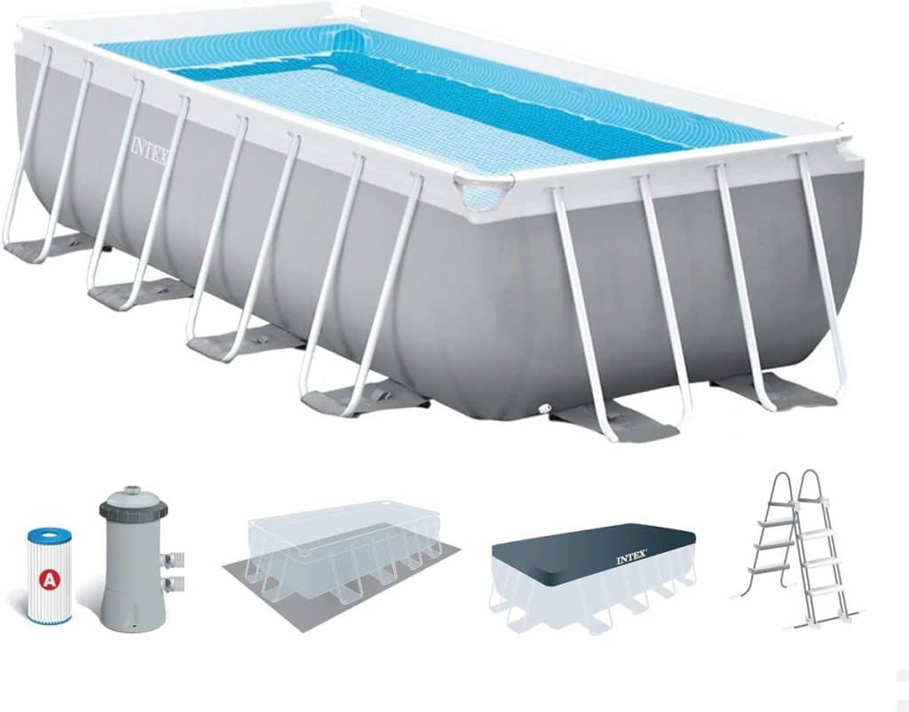 Test : piscine Intex Prism Frame rectangulaire 4, 88 x 2, 44 x 1, 07 m