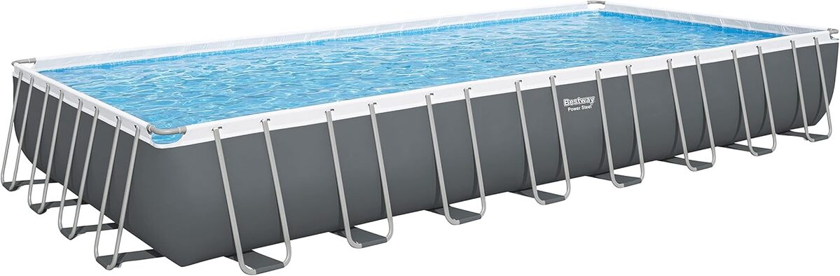 Test piscine rectangulaire Intex 9.56m
