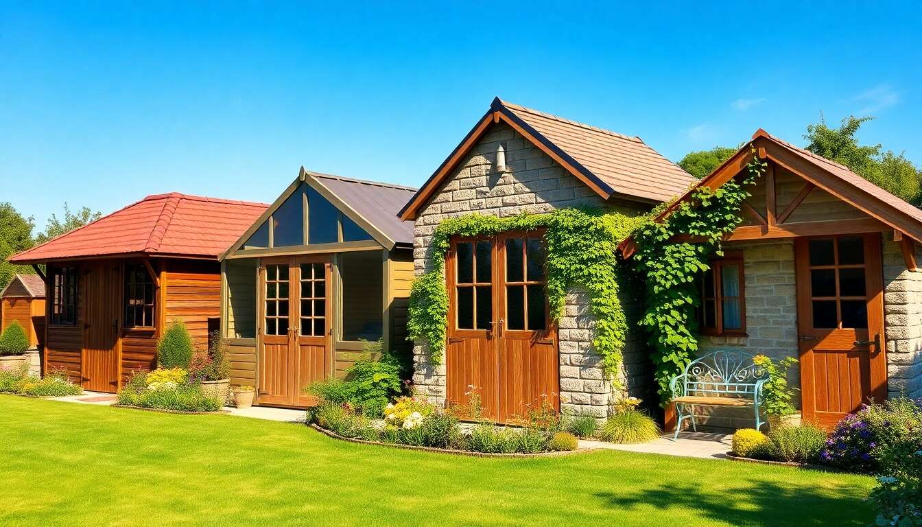 Les différents styles de cabanes de jardin et leur charme unique