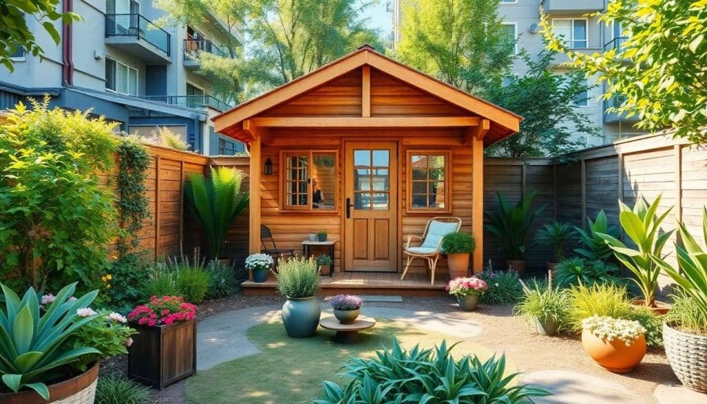 Optimisation de petits jardins : astuces pour une cabane sublimée