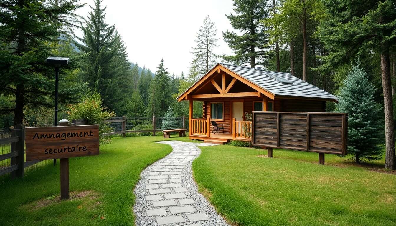 Conseils d'expert pour l'aménagement sécuritaire autour de votre cabane en bois