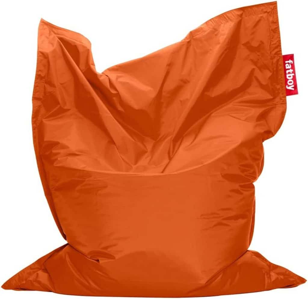 Avis sur le pouf The Original de Fatboy : confort et style orange