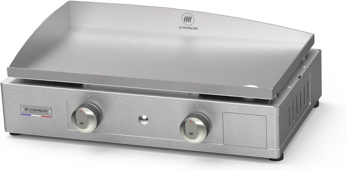 Test de la plancha inox gaz 260 de Le Marquier