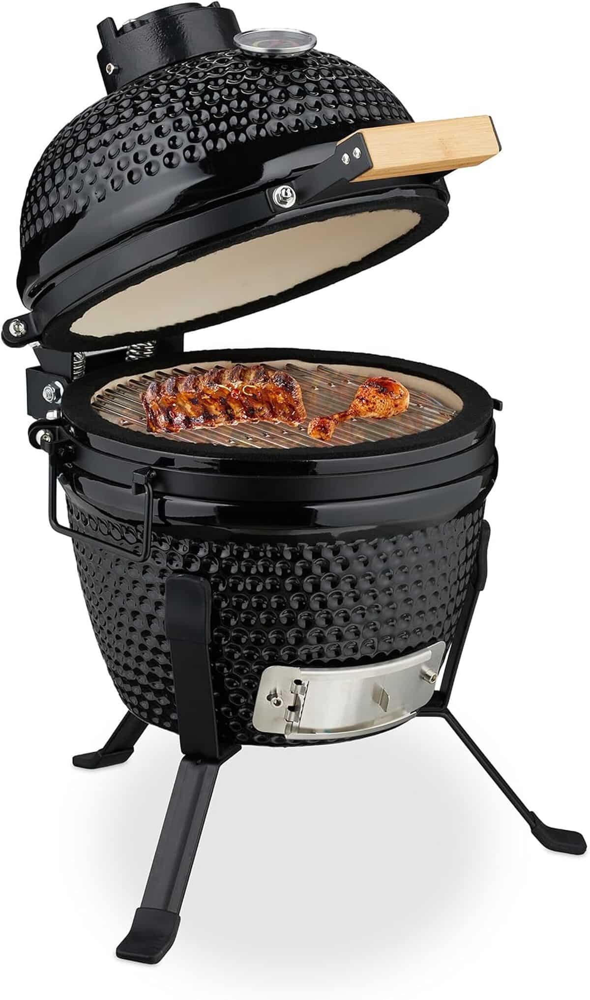 Test du barbecue Relaxdays Kamado Ø 26 cm : grill japonais en céramique