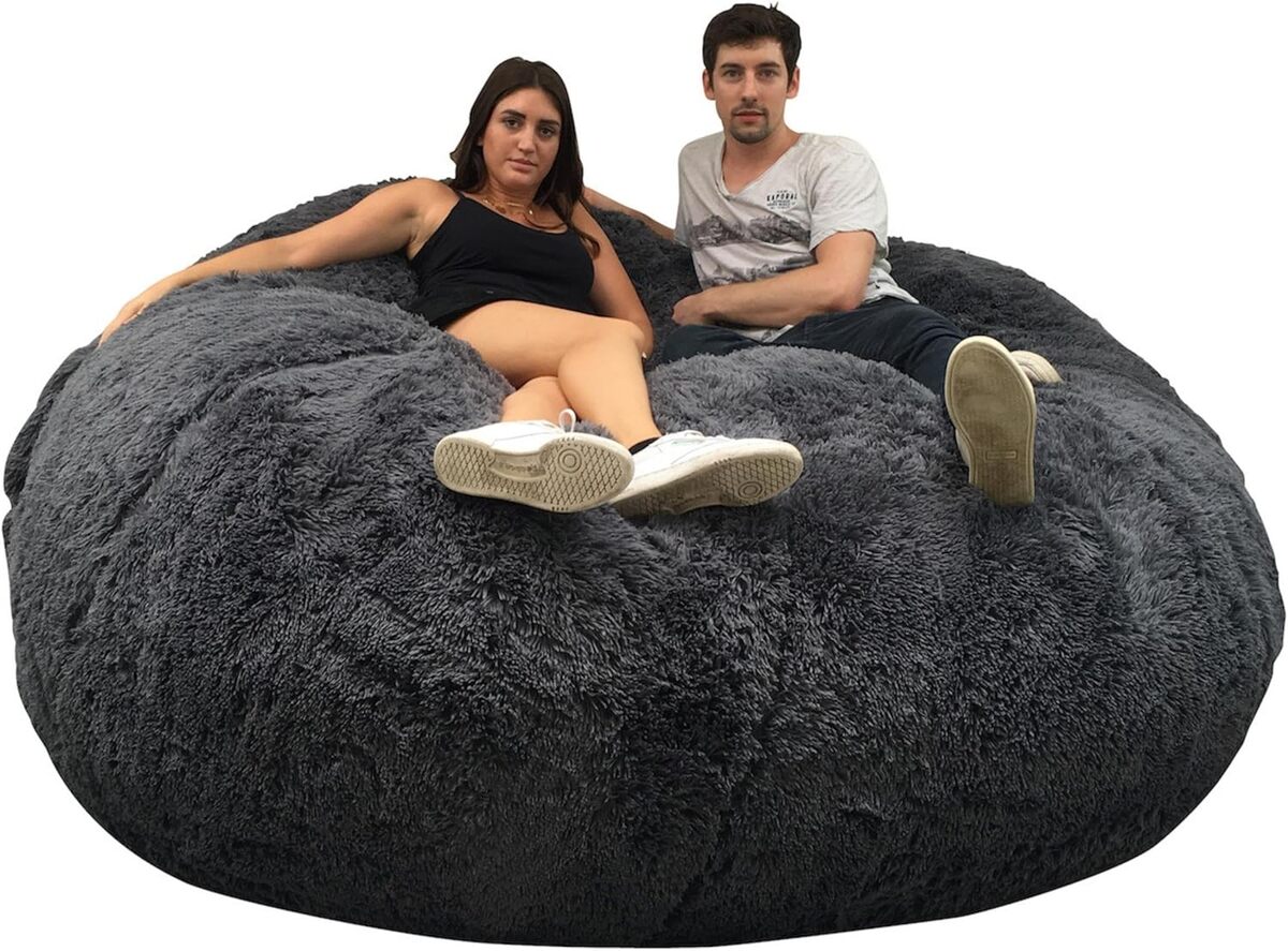 Test : pouf géant XXL Bananair en fourrure douce et confortable
