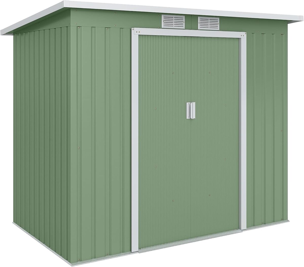 Test : abri de jardin métal Outsunny robuste avec fondation et portes coulissantes