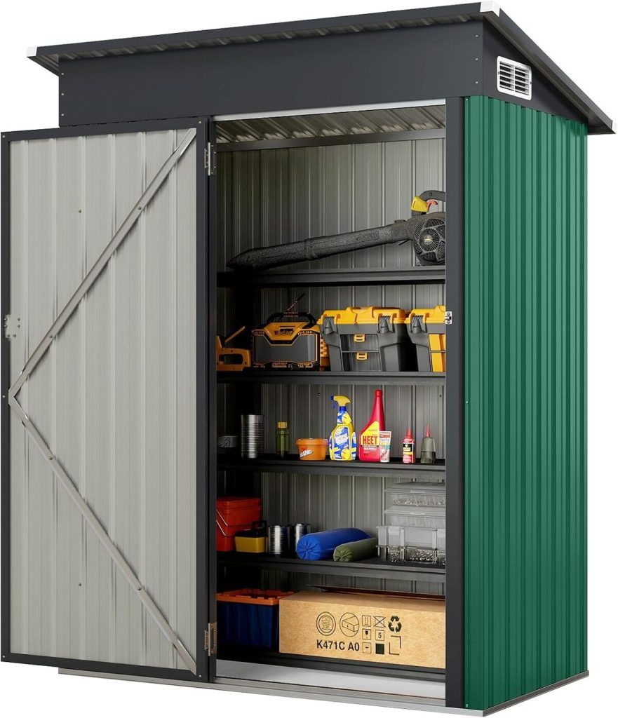 Test : abri de jardin Relax4life en acier galvanisé 150x88x185cm