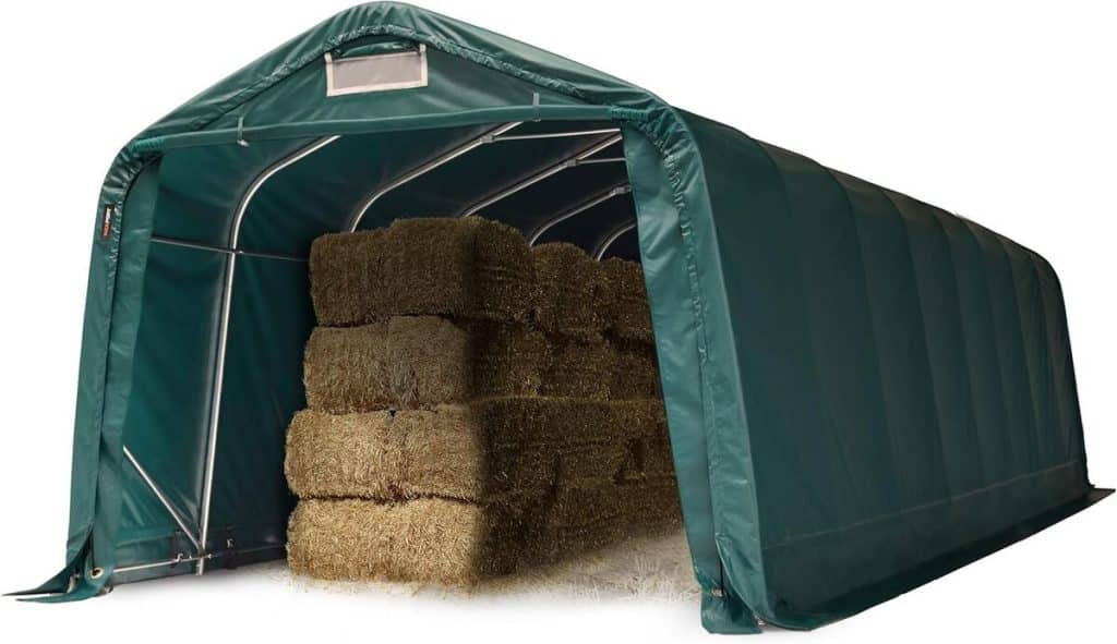 Test abri tunnel robuste 3, 3x9, 6 m bâche PVC 800N