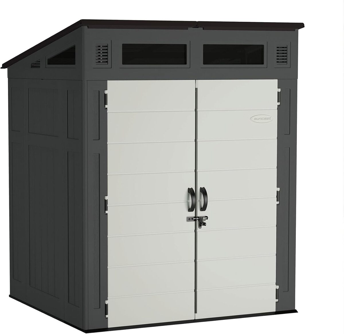 Test de l'abri de jardin Suncast BMS 6580 marron et gris