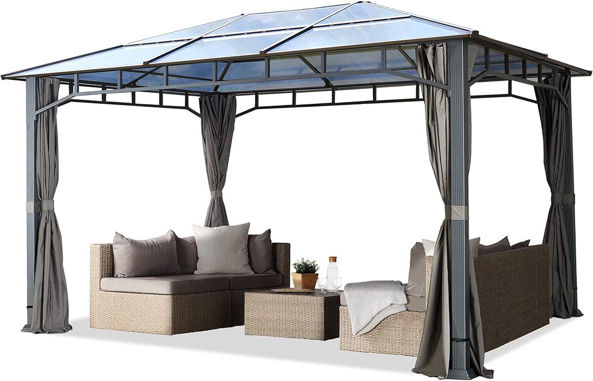 Test : tonnelle TOOLPORT 3x4 m en aluminium et polycarbonate