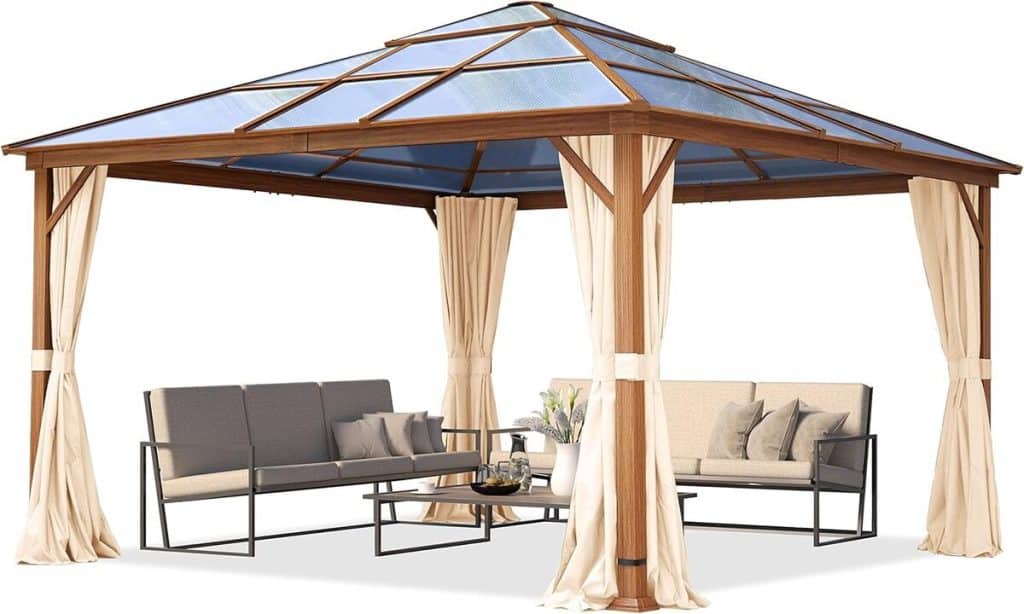 Test : tonnelle TOOLPORT 4x4 m aspect chêne