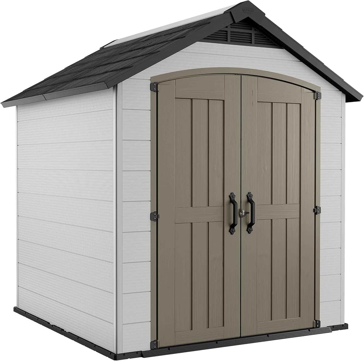 Test abri de jardin Keter 12-928473 gris clair