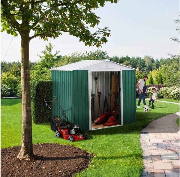 Abri de Jardin métal Rosas - 2,71 M² - Vert