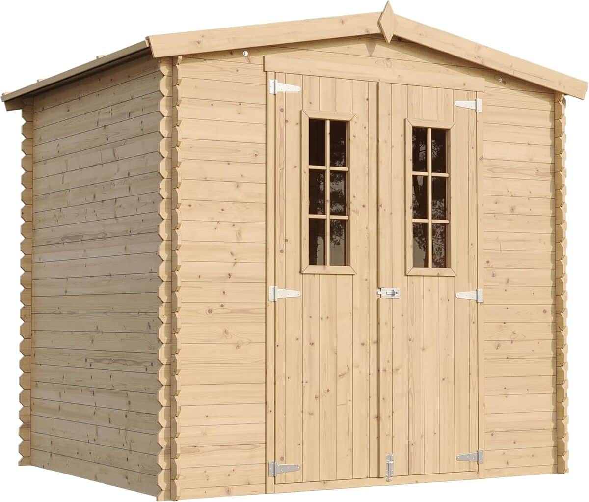 Test abri de jardin Timbela M369C+M369G : stockage pratique