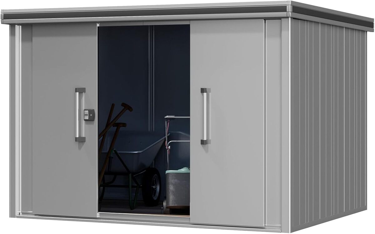 Test de l'abri de jardin GFP métal 291x221x212 cm étanche