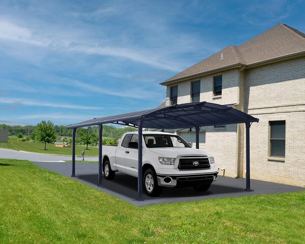 Palram Arcadia Carport, Gris, 644 L x 359 W cm
