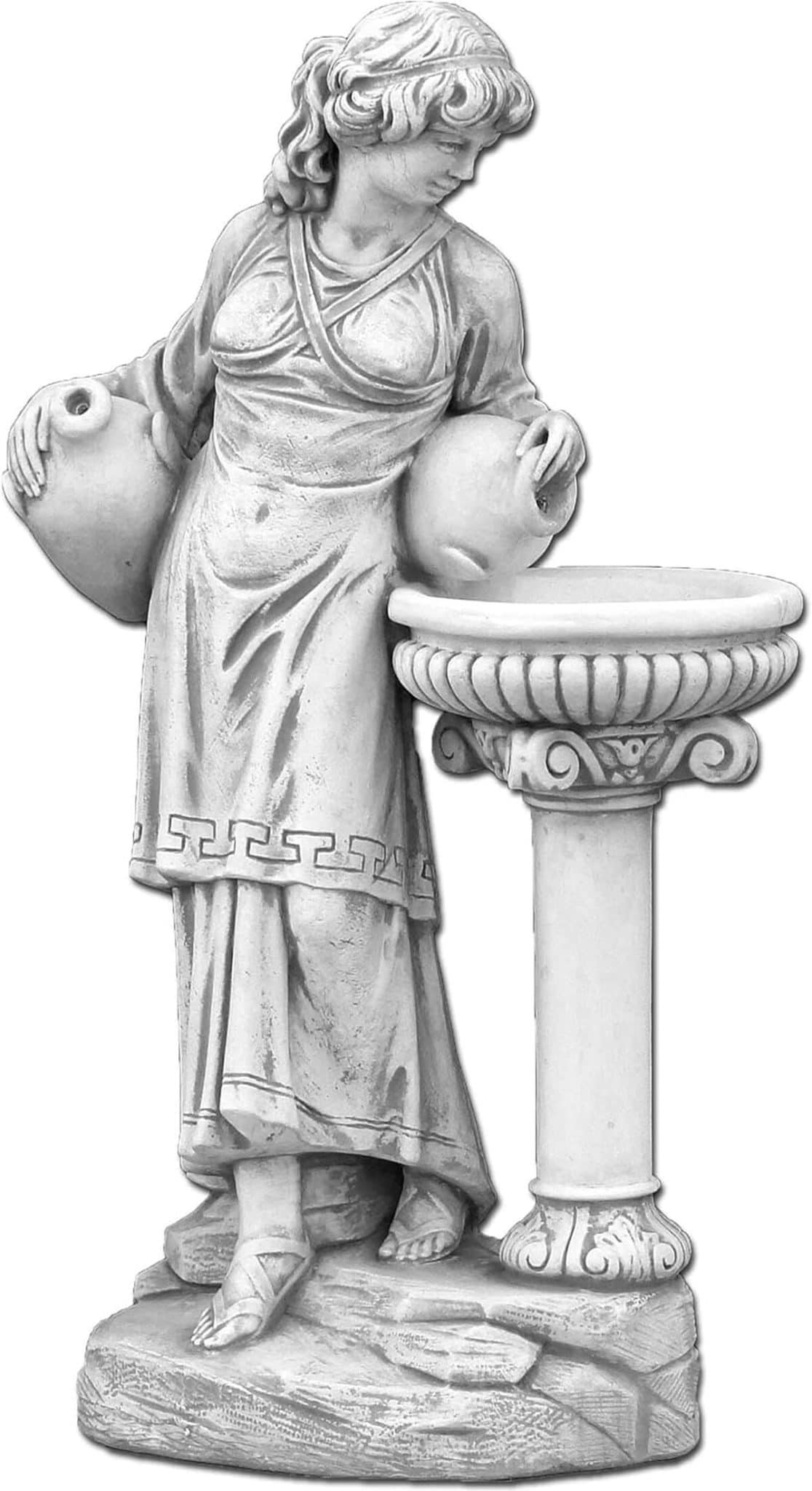 Avis : grande statue femme avec cruche de Gartendekoparadies