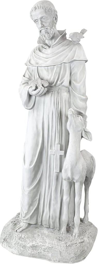 Avis : statue Saint François de Design Toscano pour le jardin