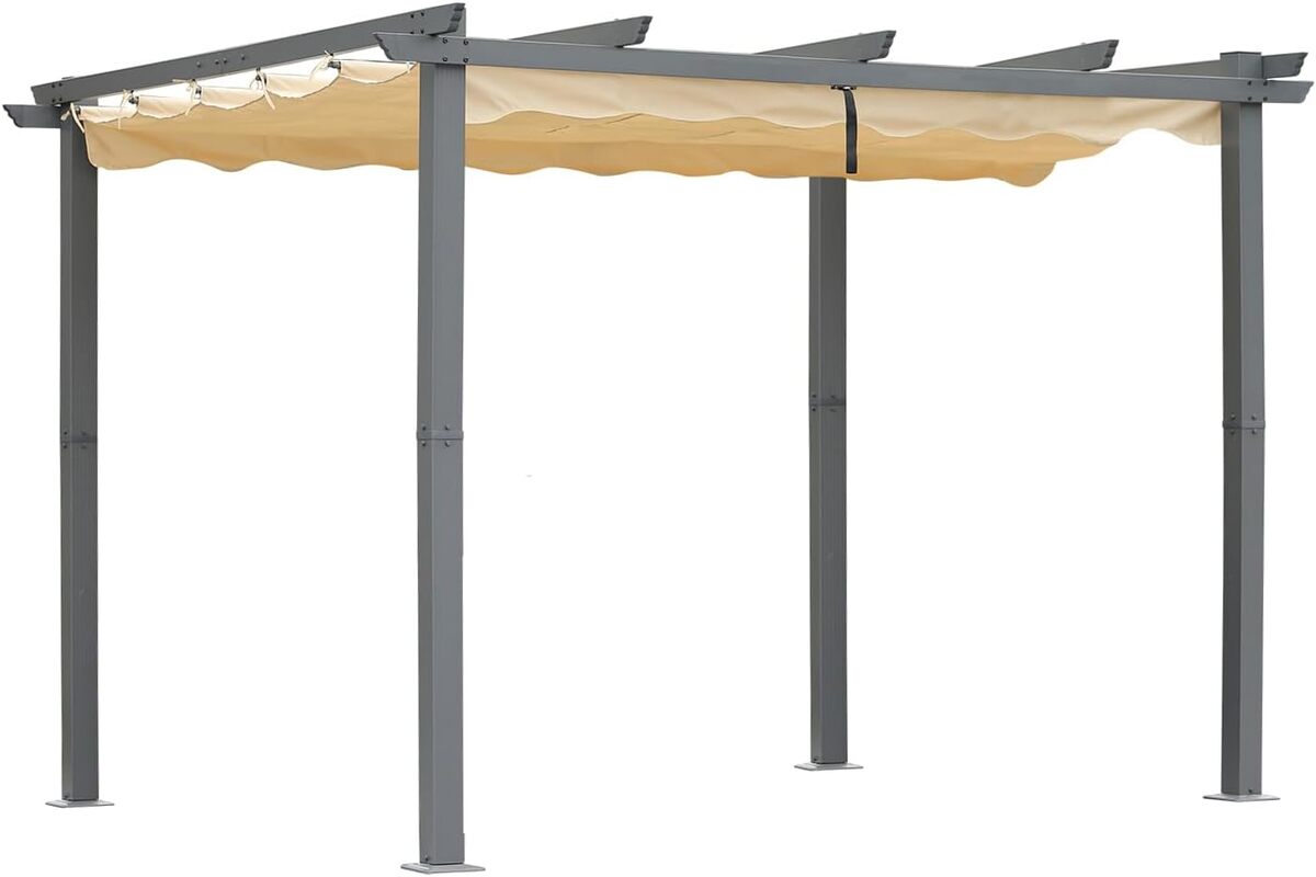 Test : pergola Angel Living en aluminium avec toit rétractable