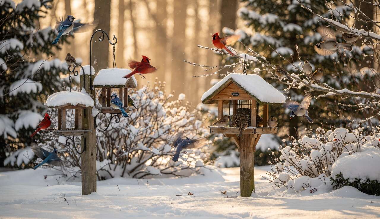 Prendre soin des oiseaux en hiver : astuces et conseils