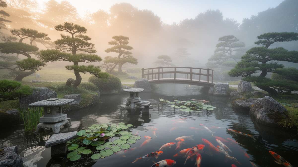 L'art des jardins japonais : s&eacute;r&eacute;nit&eacute; et harmonie