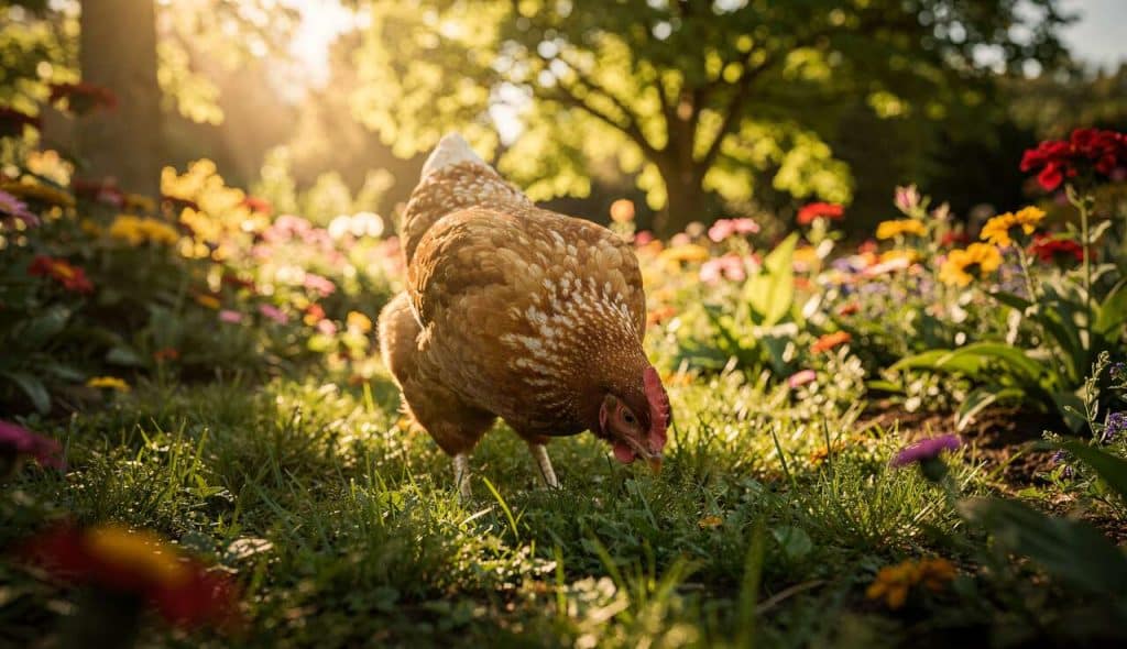 Une poule dans le jardin : conseils pratiques