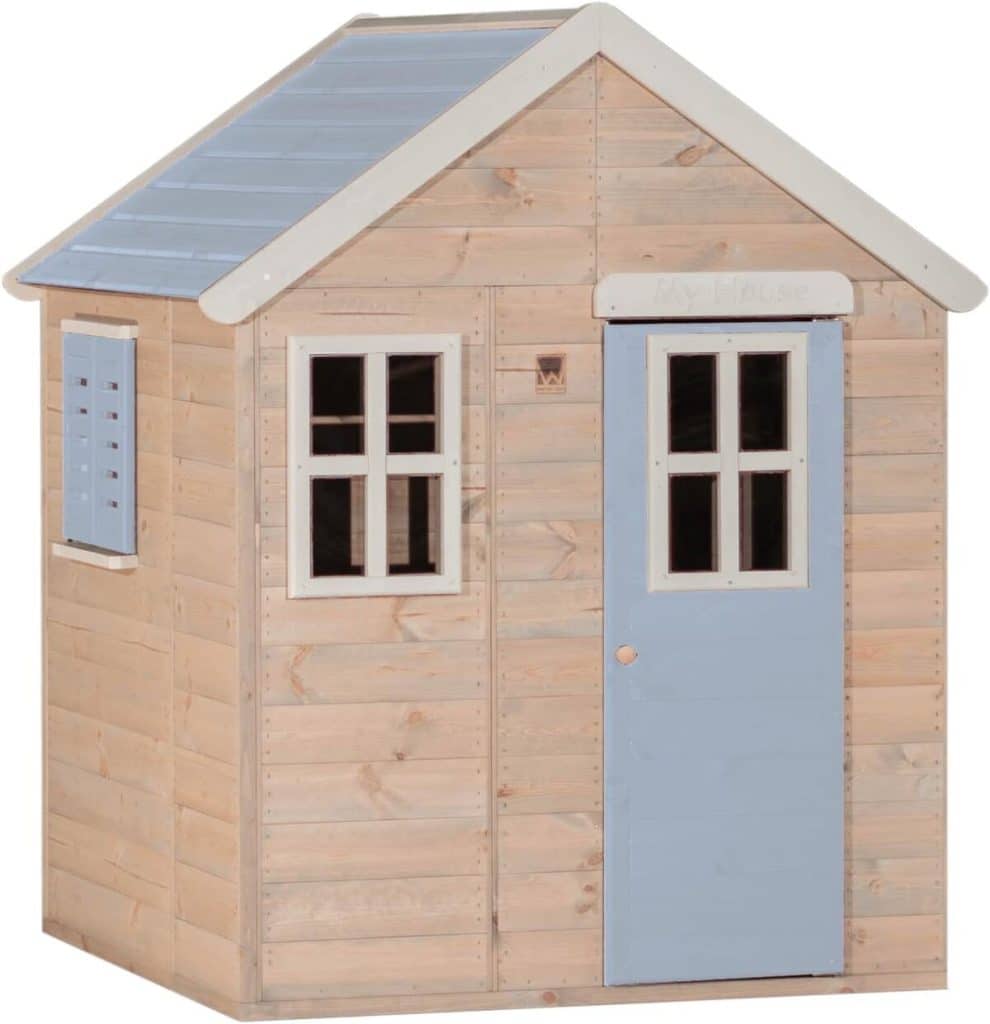 Test de la maison de jeu Wendi Toys M18PB pour enfants : résistance aux intempéries