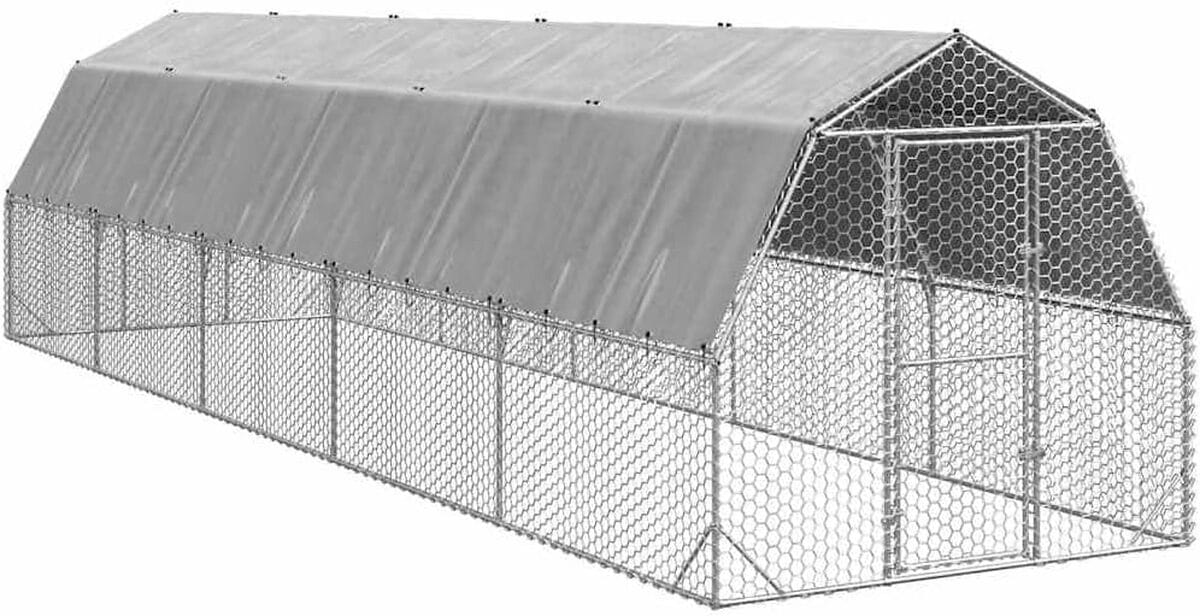 Test : poulailler spacieux vidaXL en acier galvanisé