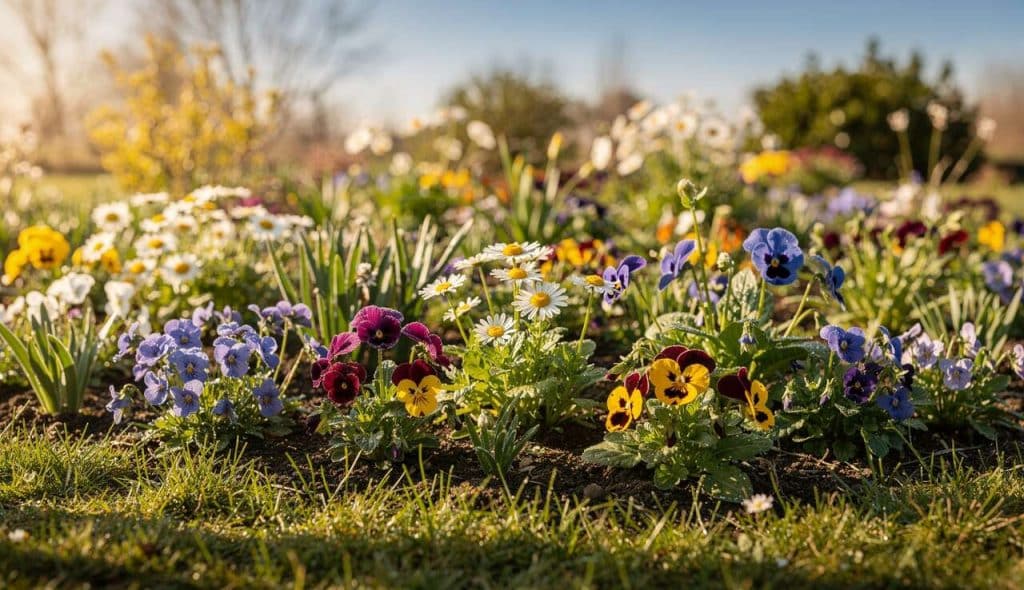 Fleurs à semer dans le jardin en février et mars