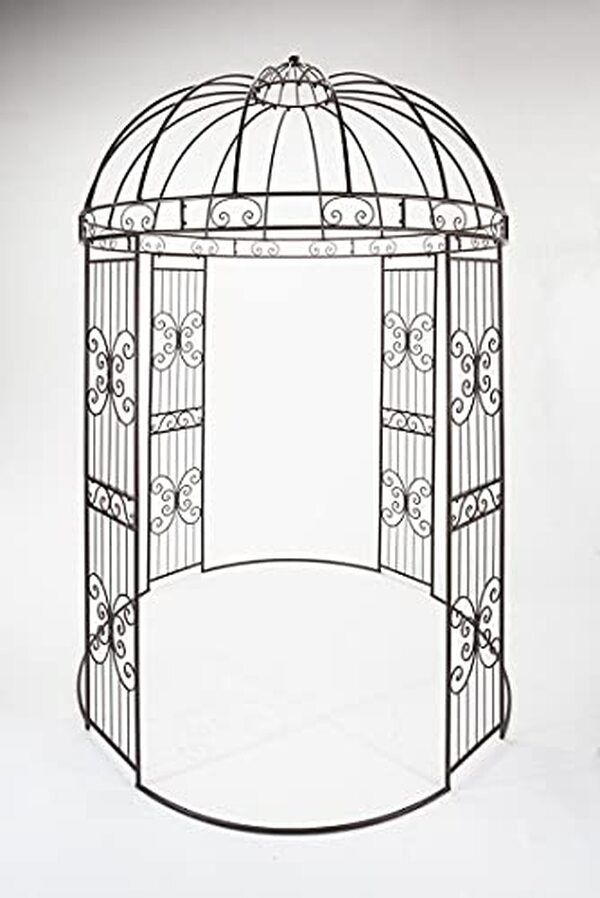 Découvrez notre avis sur la tonnelle en métal Dekoleidenschaft « romance » et transformez votre jardin avec son style antique raffiné et élégant