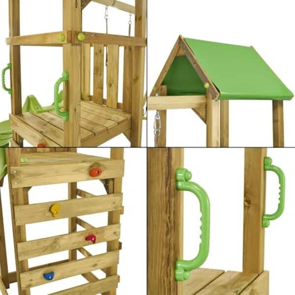 Découvrez notre test détaillé du portique enfant Walli de Kangui : toboggan, balançoires et cabane pour un espace de jeu optimal dans votre jardin.