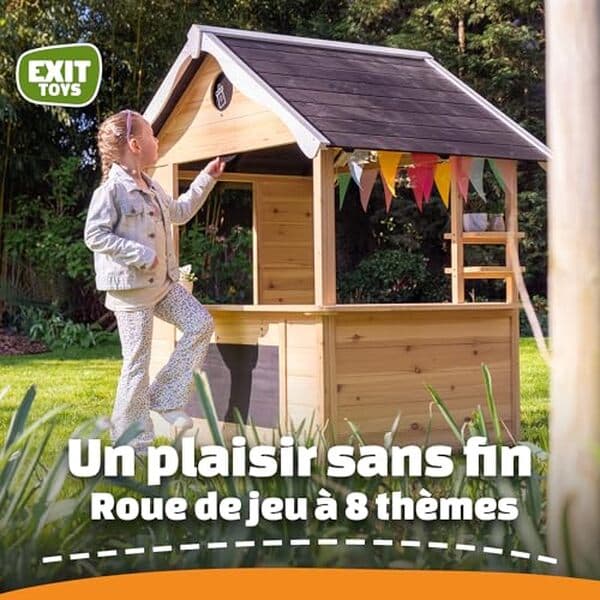 Découvrez notre test complet de la maisonnette Hika en bois de EXIT Toys, une cabane ludique qui ravira vos enfants tout en stimulant leur créativité et leur imagination.