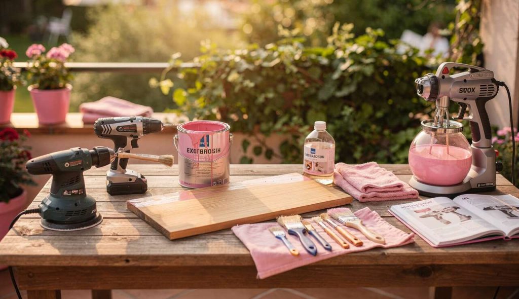 Couleur rose : sublimer terrasse et jardin