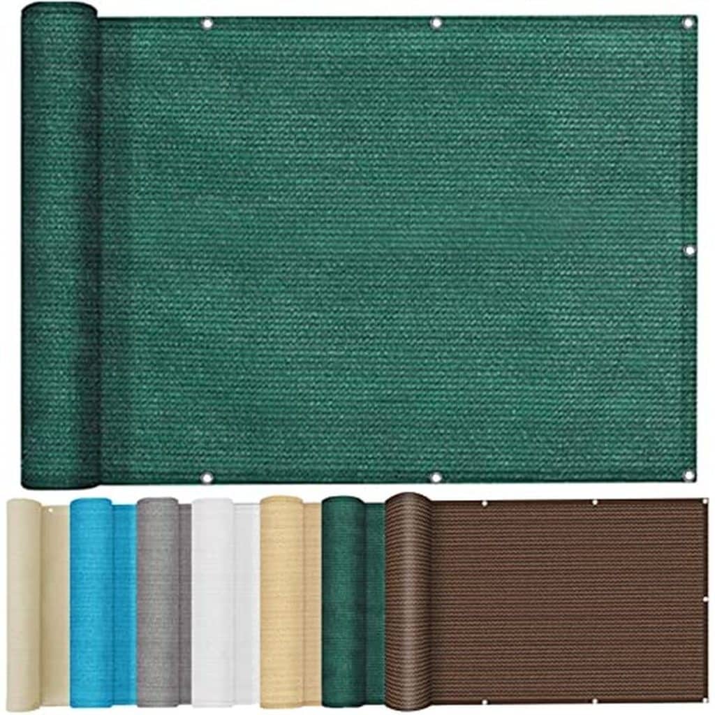 Test : voile d'ombrage rectangulaire 8x10m vert foncé pour extérieur et pergola