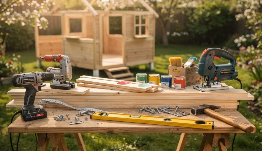 Construire une cabane en bois pour enfant : guide étape par étape