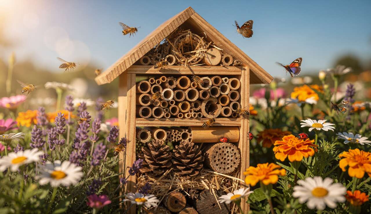 L'int&eacute;r&ecirc;t &eacute;cologique des h&ocirc;tels &agrave; insectes