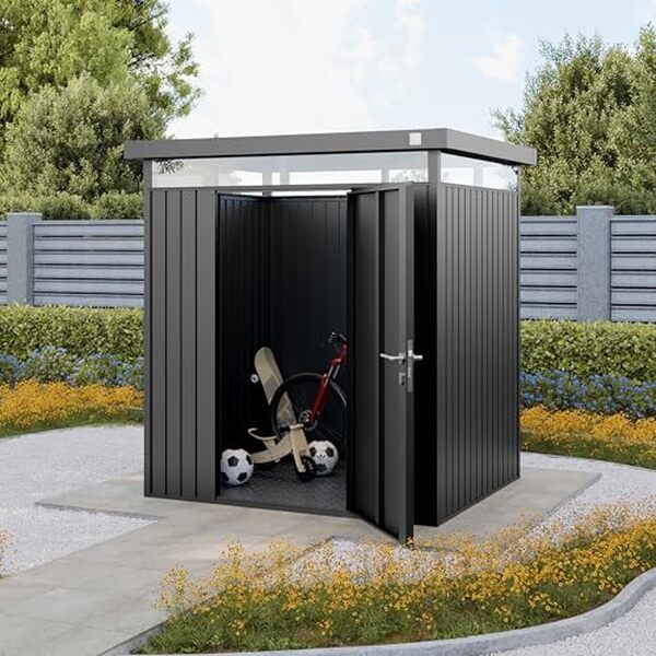 Découvrez notre test complet de l'abri de jardin métal anthracite 180x150x205 cm de gFP Primeyard. Un choix idéal pour une organisation extérieure optimisée et stylée.