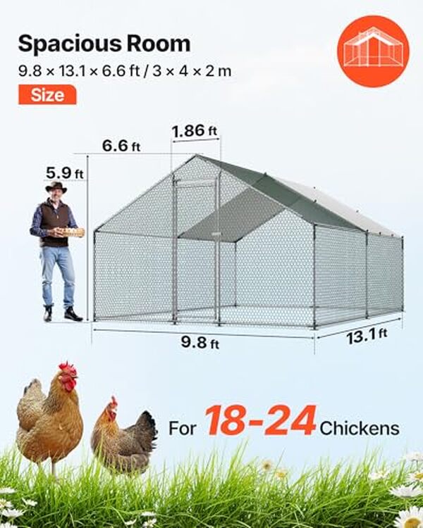 Découvrez notre avis détaillé sur le poulailler métallique VEVOR avec toit en flèche. Idéal pour protéger vos poules tout en optimisant leur espace de vie. Facile à monter et durable.