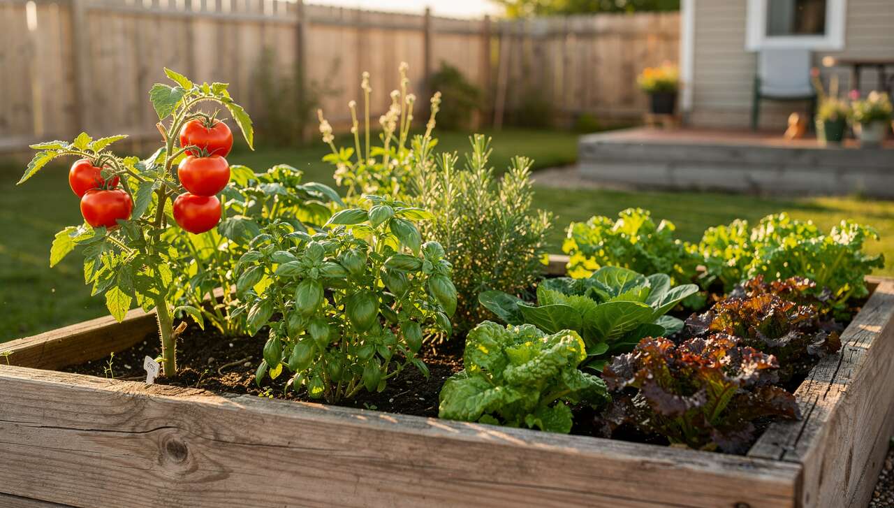 Int&eacute;grer un petit potager dans son jardin